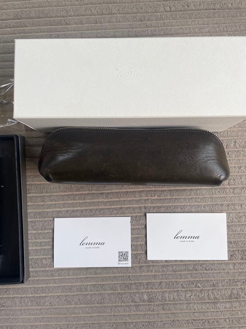 わたなべ木工芸 神代欅 未使用に近い レンマ ペンケース 多少の傷