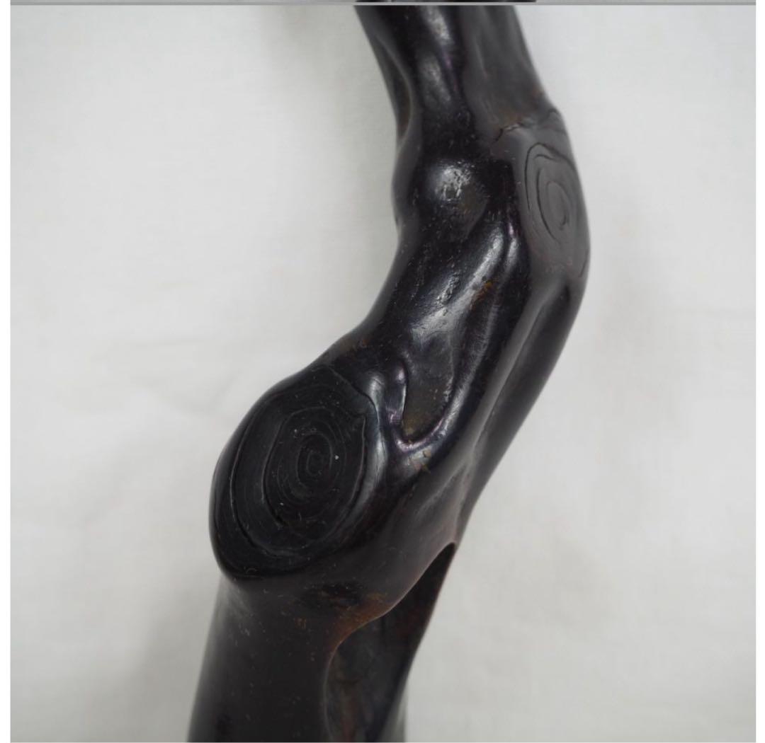 送料無料　時代物　黒珊瑚　海松　煙管入れ　重102ｇ　提げ物