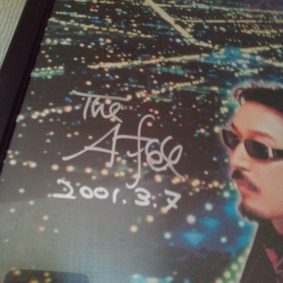 h*i様 THE ALFEE2001．3.7直筆サイン入りポスター。
