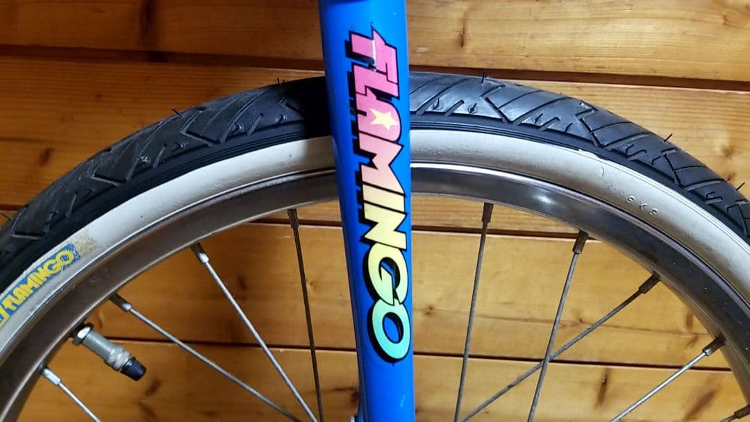 未使用　MIYATA　 一輪車 フラミンゴ　ミヤタ　20インチ　ブルーカラー