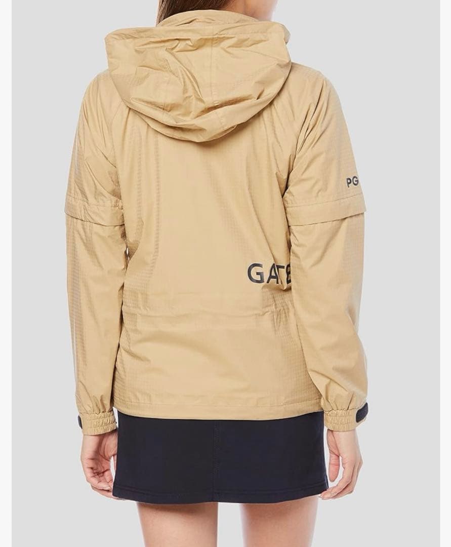 PEARLY GATES パーリーゲイツ　レインウエア　ブルゾン　ベージュ0