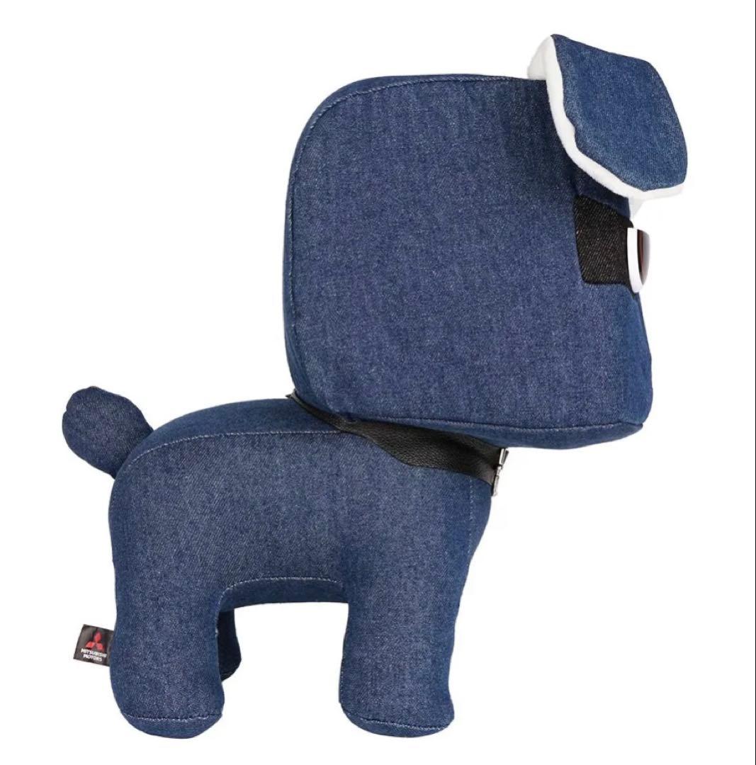 デリ丸　デニムブルーデリ丸。& サンドベージュデリ丸。BIG ぬいぐるみ　セット