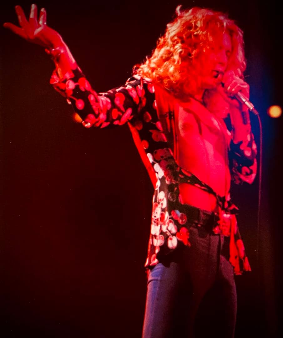 レッド・ツェッペリン貴重写真集LIVE DREAMS 著者サイン入り