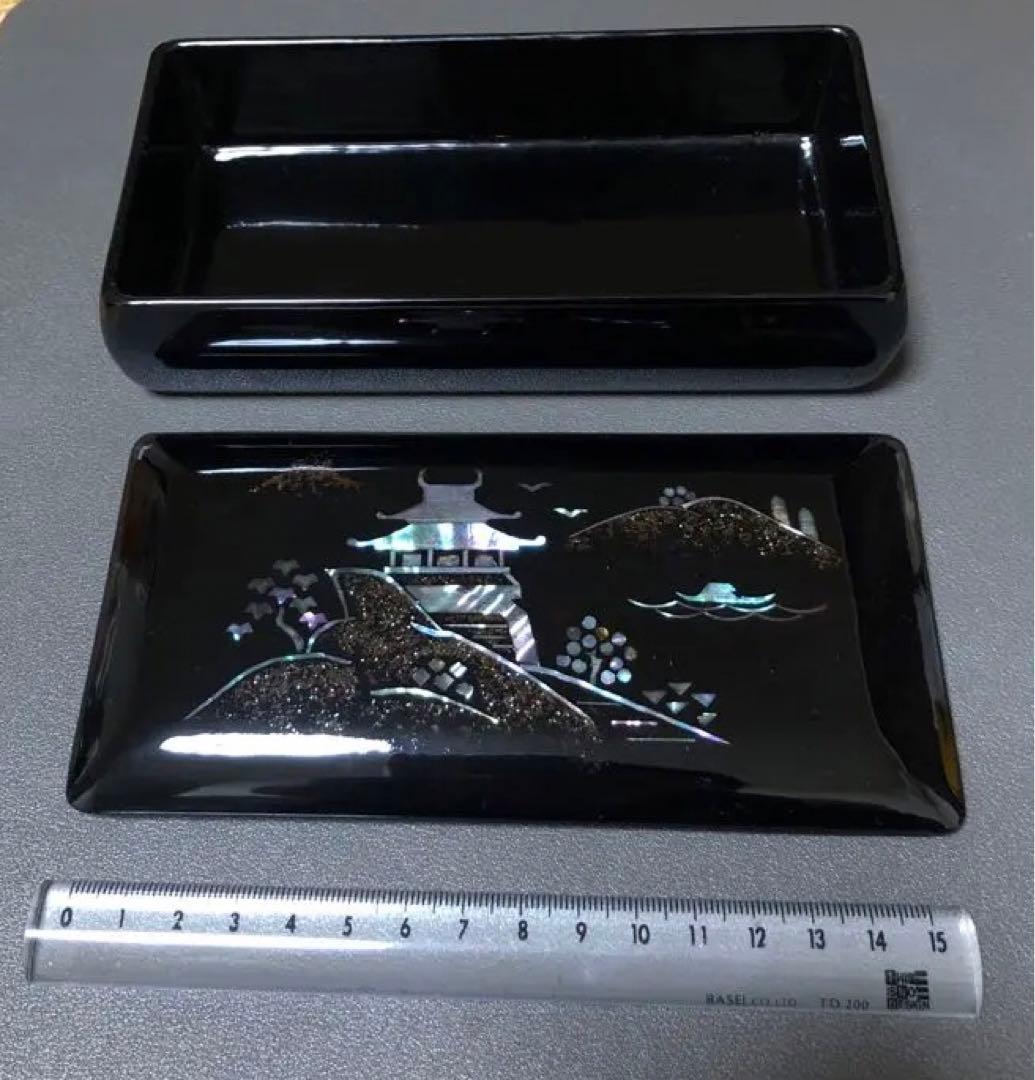 螺鈿金胎漆器セット　 二瓶初太郎