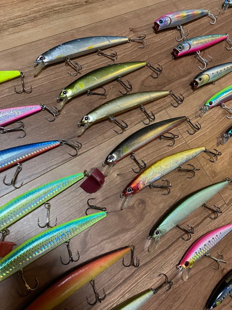 シーバスルアーまとめ売りルドラ130.ショアラインシャイナー.ウェイキーブー 他