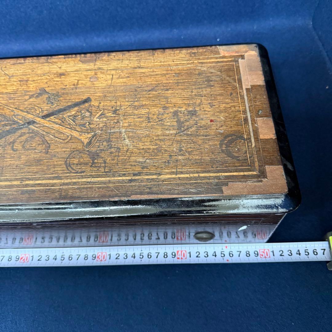 シリンダー オルゴール アンティーク 時代 古玩 当時物 旧家 蔵出 骨董品