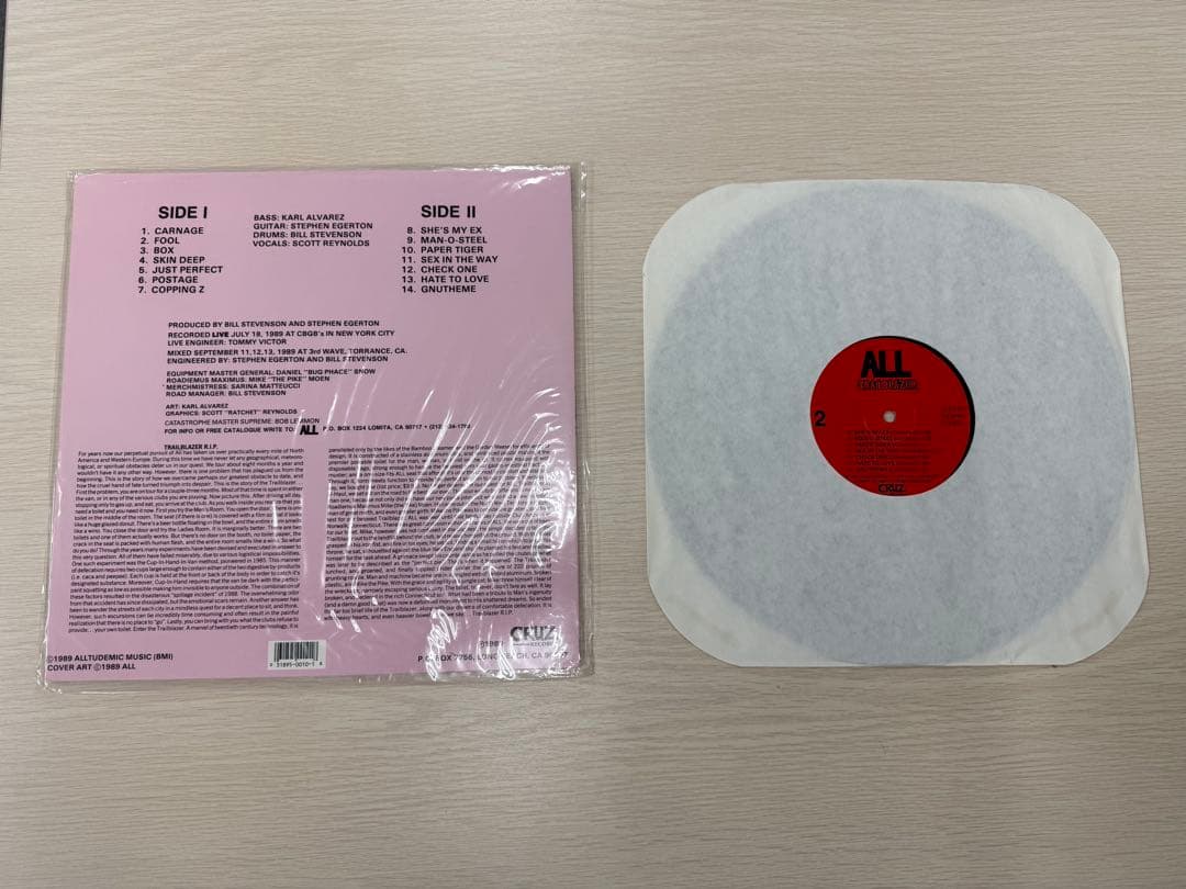 ALL TRAILBLAZER レコード　ディセンデンツ