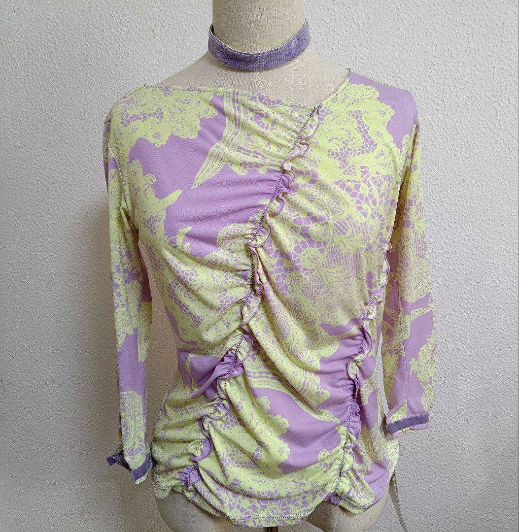 SALE☆チャコット　社交ダンス　L トップス　スカート 定価80300円