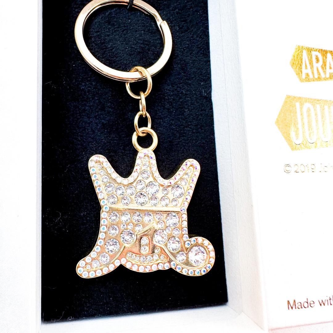 嵐 キーホルダー 嵐を旅する展覧会 スワロフスキー ゴールド&シルバー　セット