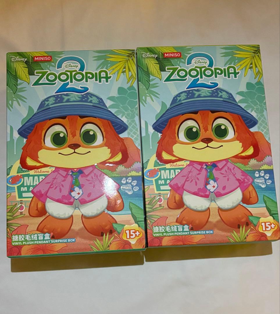 【2つセット】MINISO ズートピア2 バックチャーム