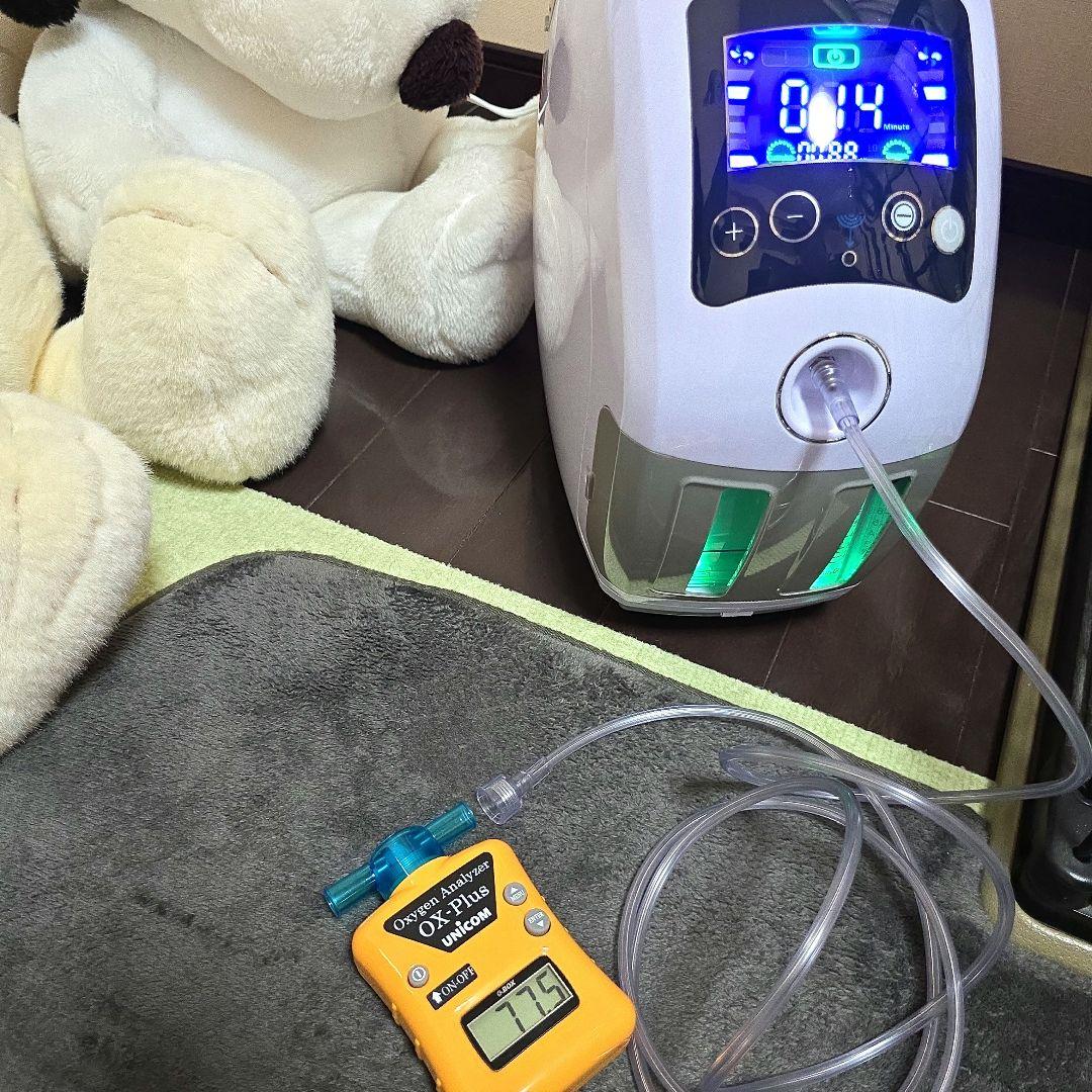 酸素濃縮器 Nevoton MAF mini　酸素室S 酸素濃度計