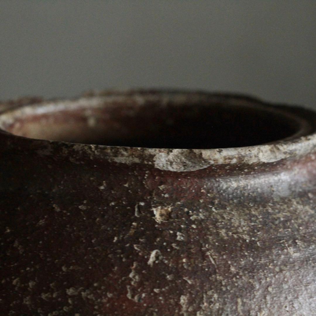 信楽焼 壺 枯れ壺 江戸期 信楽壺 古信楽 古美術 古い壺 古道具 アンティーク