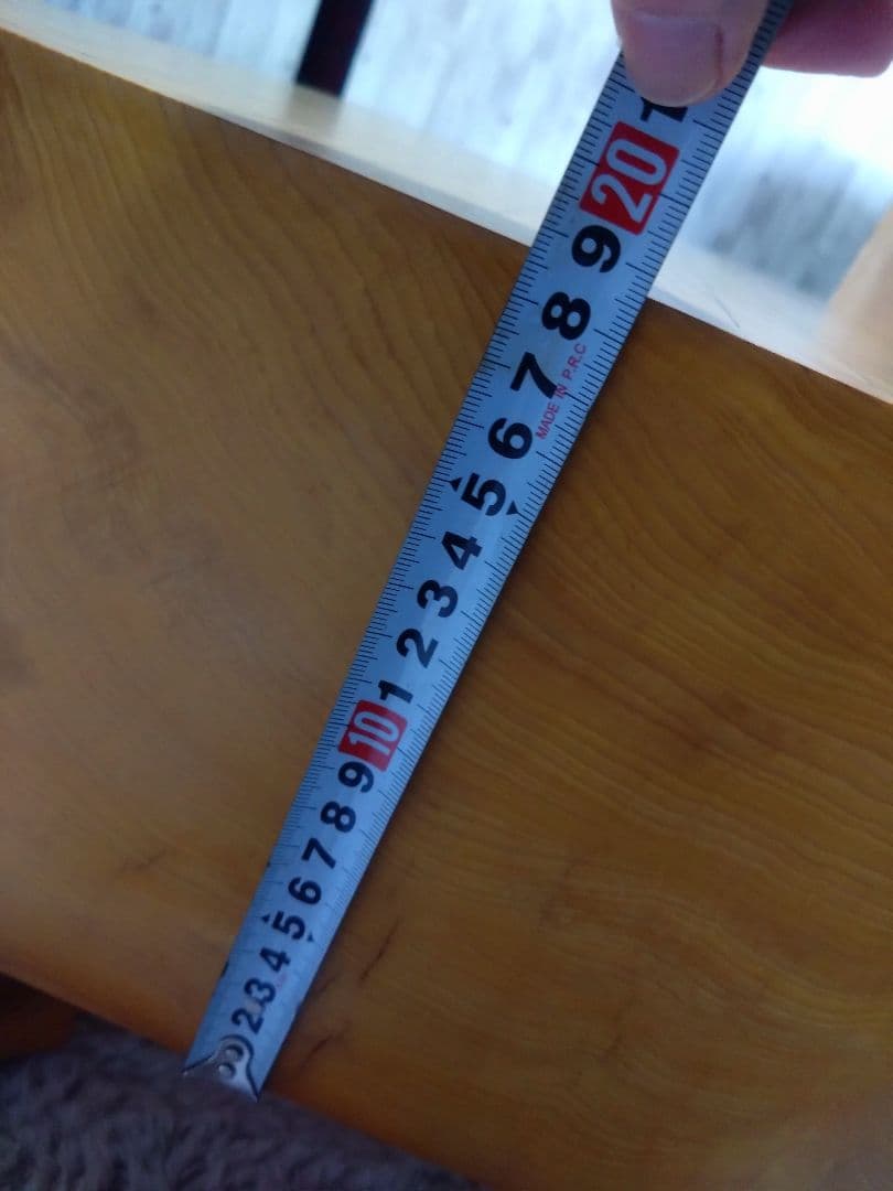 値下げ【囲碁】国産本榧　囲碁盤6.2寸　板目　足つき