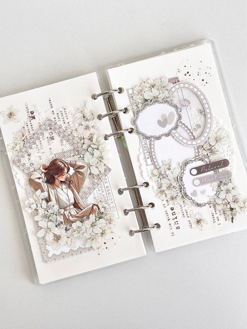 コラージュ素材　紙もの　素材紙　【2486】