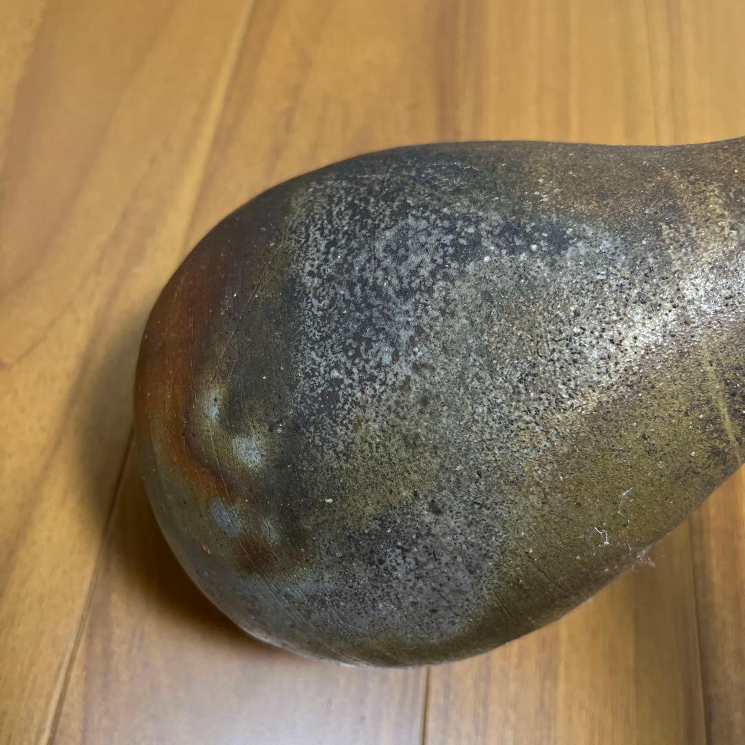 人間国宝　伊勢崎淳 備前焼き　花入れ　花瓶　箱無し　陶印