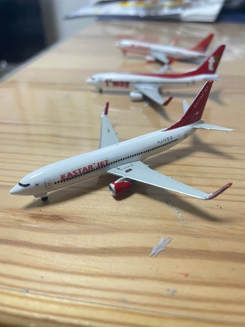 いっしー737-800韓国LCC3機と貨物機カリッタ航空B77F