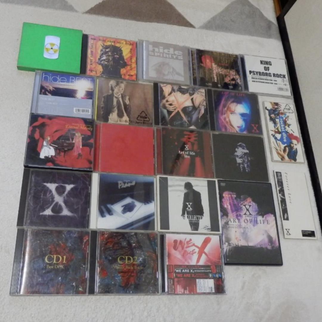 ★大量３２点❤️Ｘjapan★yoshiki★hide❤️ＣＤ★ＤＶＤ付き