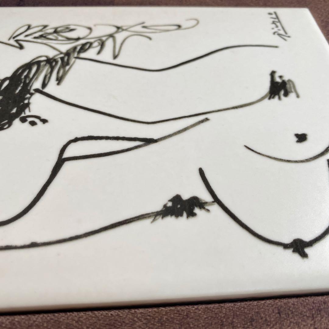 世紀の巨匠 パブロピカソ 陶板画飾り・裸婦