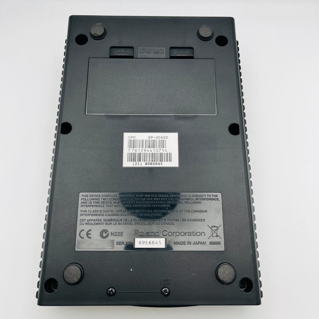 Roland SP-404SX SDカード 専用ケース 電源アダプター付属