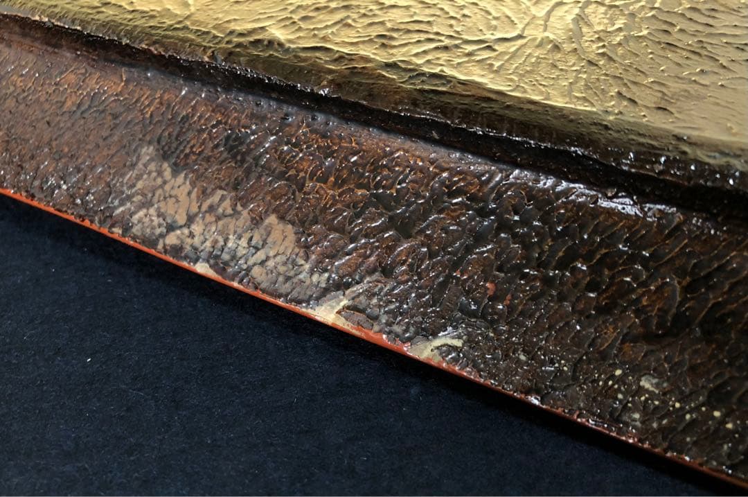 《R》朱塗 蒔絵 四方膳 会席膳5客 銘々盆 木製漆器 260209け1