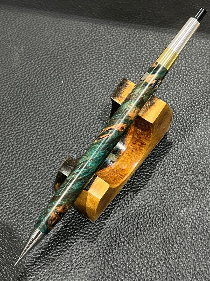 shaikurupg5+スタビメイプル瘤+重量増し加工+真鍮硬度表示窓有り