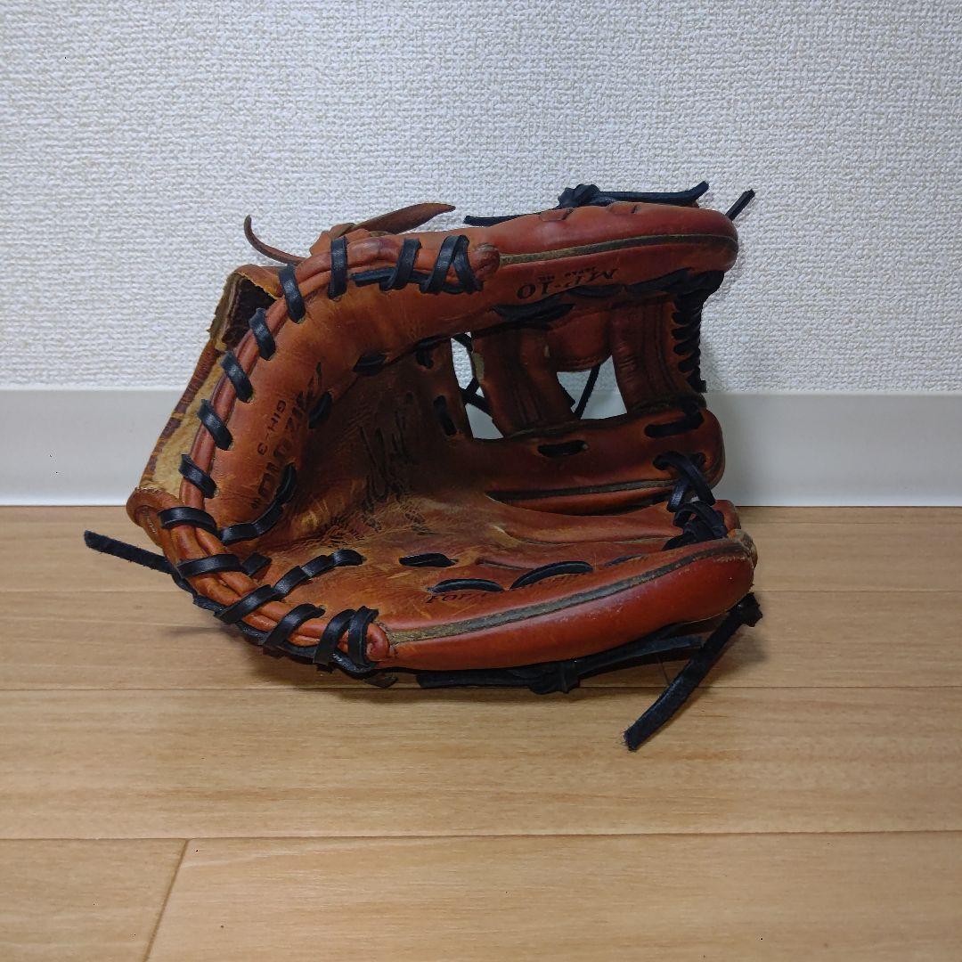 ミズノプロ 硬式 内野手用 グローブ 野球 ハガジャパン 初代 要説明文確認