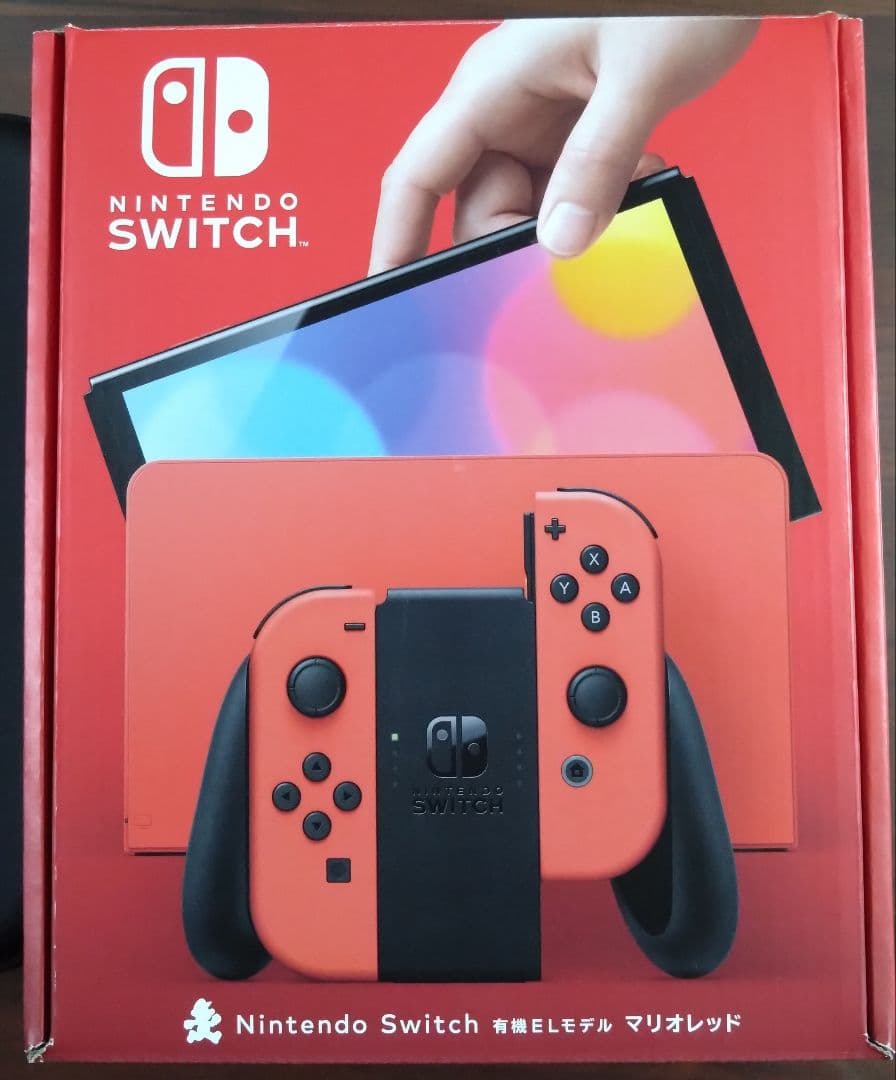 Nintendo Switch マリオレッド 本体 有機ELディスプレイ　美品