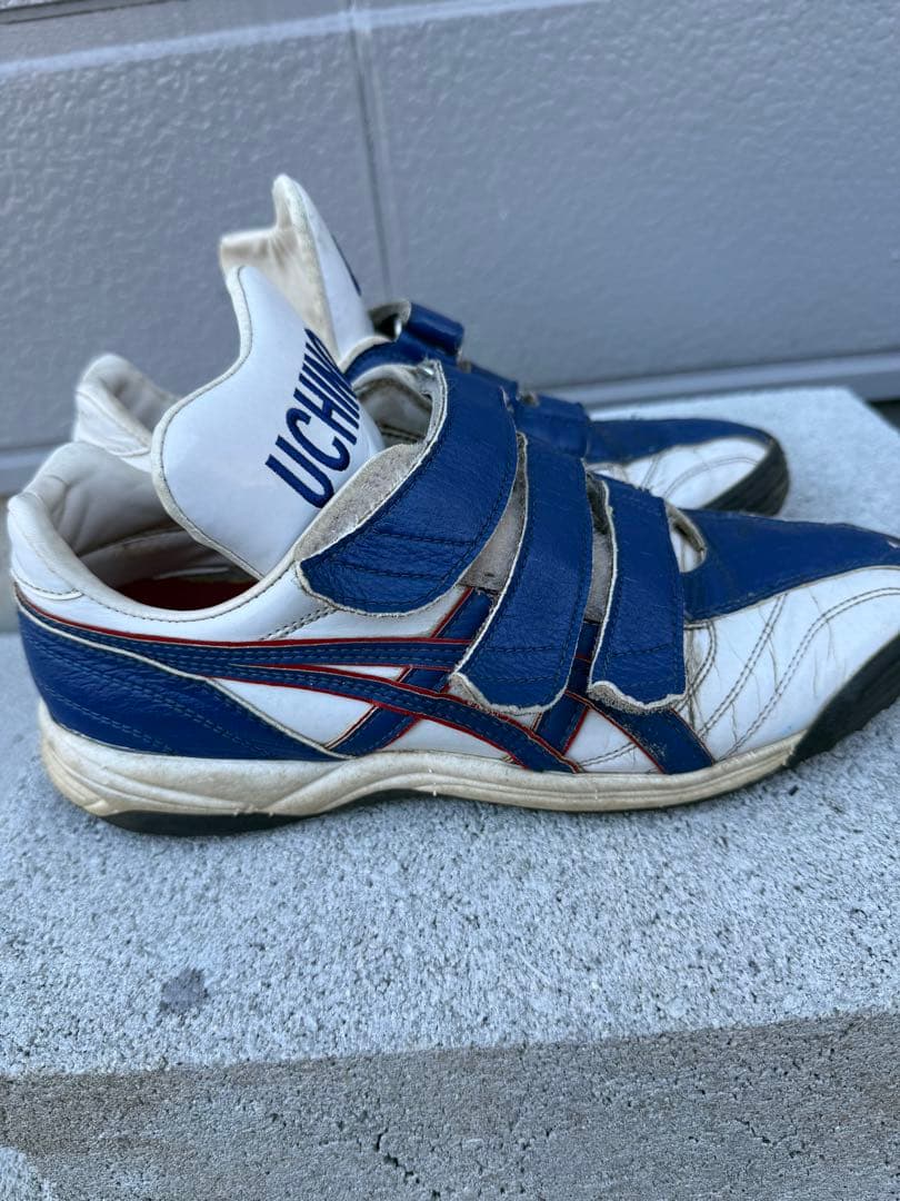 アシックス トレーニングシューズ 青白　asics 26.5