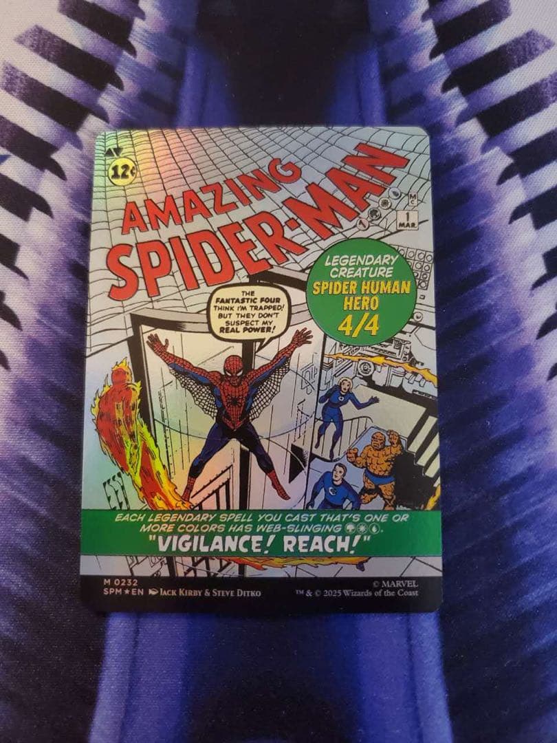 mtg ピーター・パーカー アメイジング・スパイダーマン 英語　foil