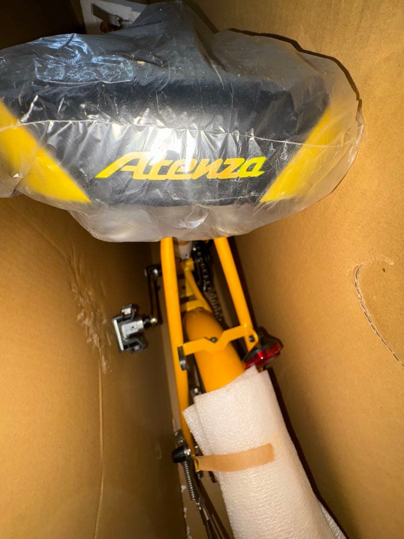 【堀川版】ATENZAアテンザ 折り畳み自転車　イエロー 16 新品未使用