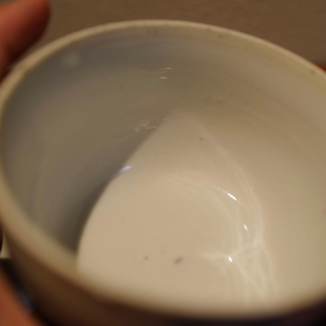 骨董 白磁の蓋付き茶入れ 台湾製 古美術 アンティーク