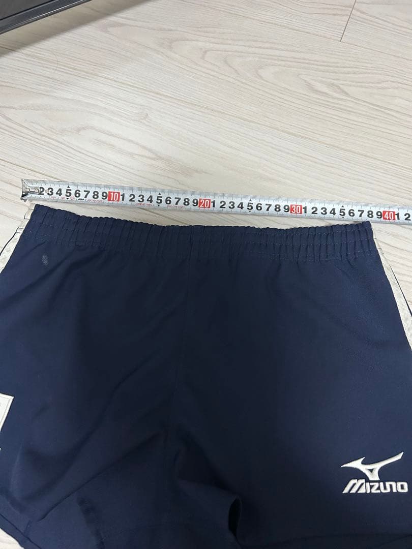 日本体育大学　日体大　男子バレーボール部　ミズノ　ゲームパンツ　１番　キャプテン