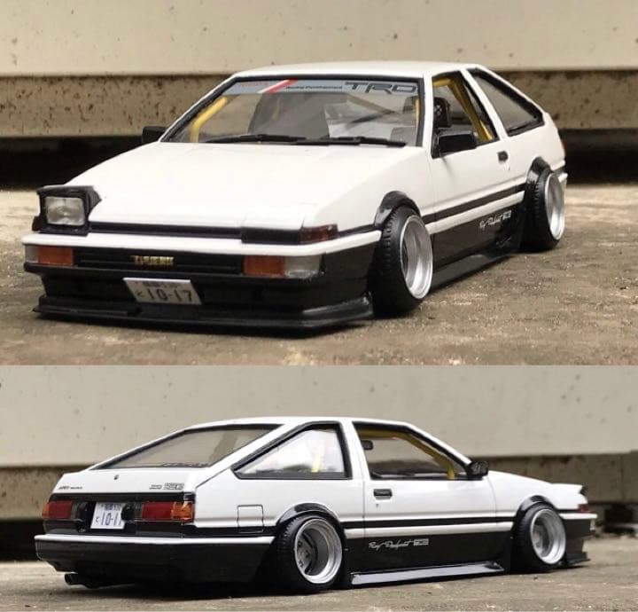 1/24　トヨタ　カローラトレノ　AE86　カスタム