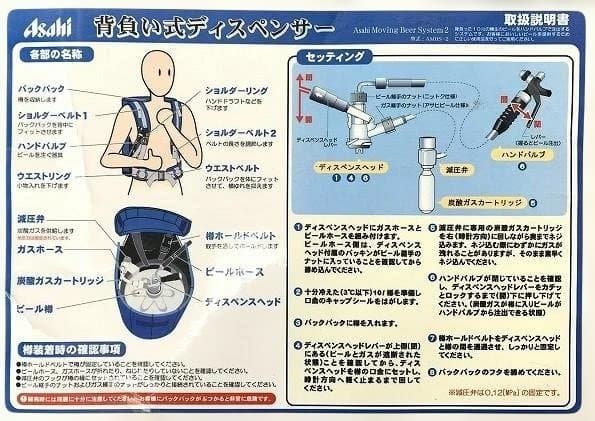 ニットク 背負い式ディスペンサー AMBS-2 樽生サーバー ビアショルダー