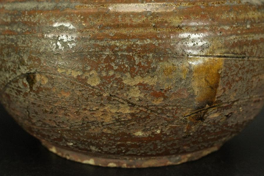 古瀬戸 砂金袋型 水指 茶道具 江戸時代(ZE566)