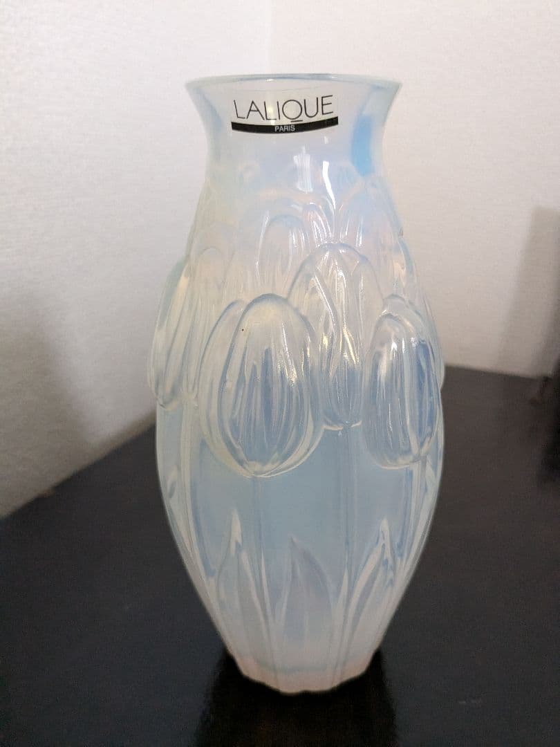 LALIQUE チューリップモチーフ 花瓶