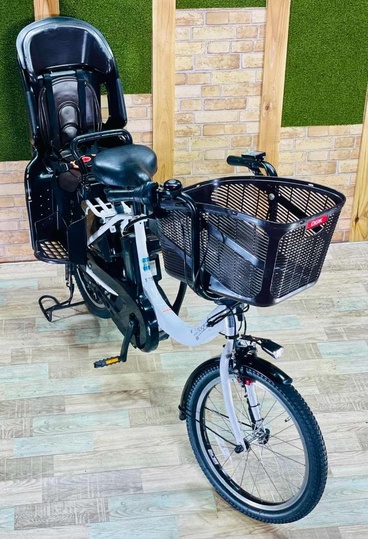 大人気 No１モデル ホワイト系 ヤマハ 子供乗せ電動アシスト自転車 H2880