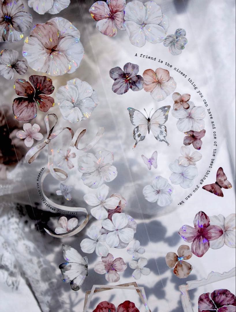 时间格子《迷棕》海外マスキングテープ　マステ 【2389】