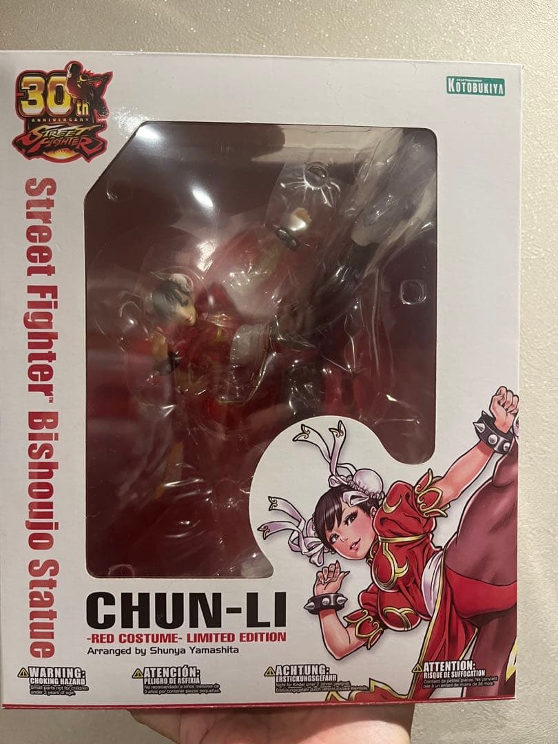 ストリートファイター 春麗　赤色コスチューム 限定版　コトブキヤ