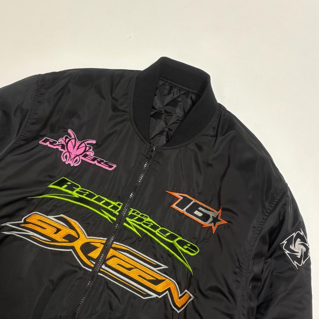 希少 THE RAMPAGE ワッペンジャケット 16 受注生産 L 黒 LDH