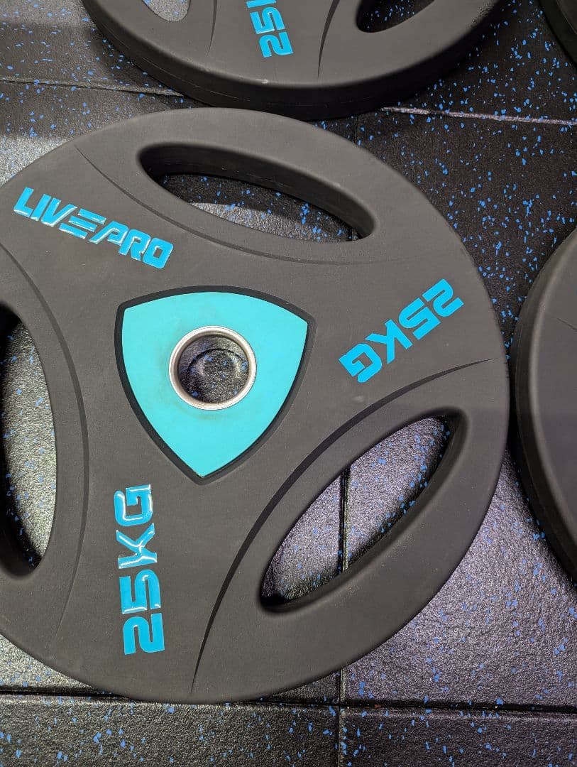 LIVE PRO　ウレタンオリンピックプレート　50mm　25kg　1枚　④