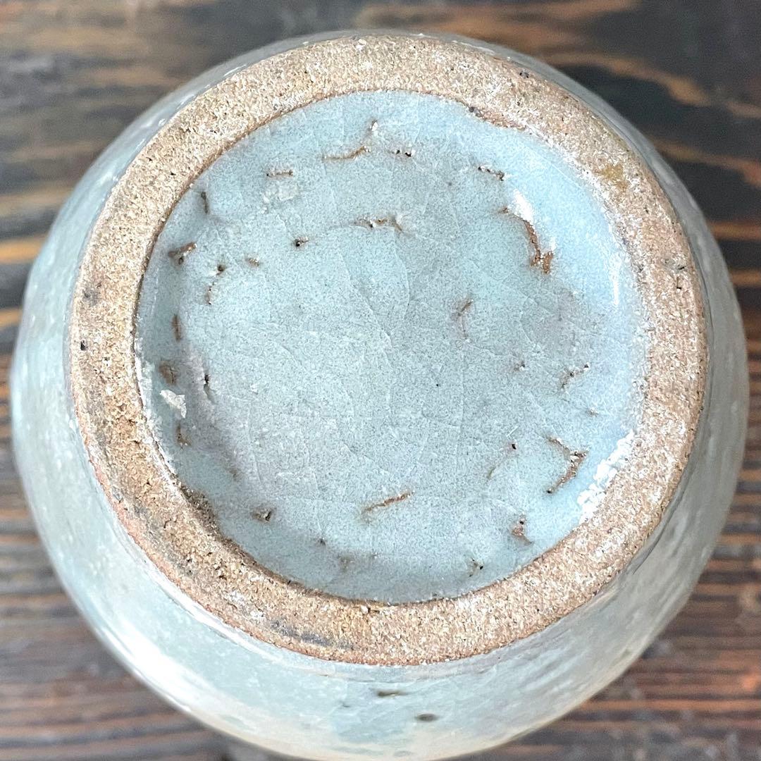 丸田正美 花入 二点まとめ 角瓶 灰釉 花瓶 徳利 黒牟田焼 辰砂 濱田庄司