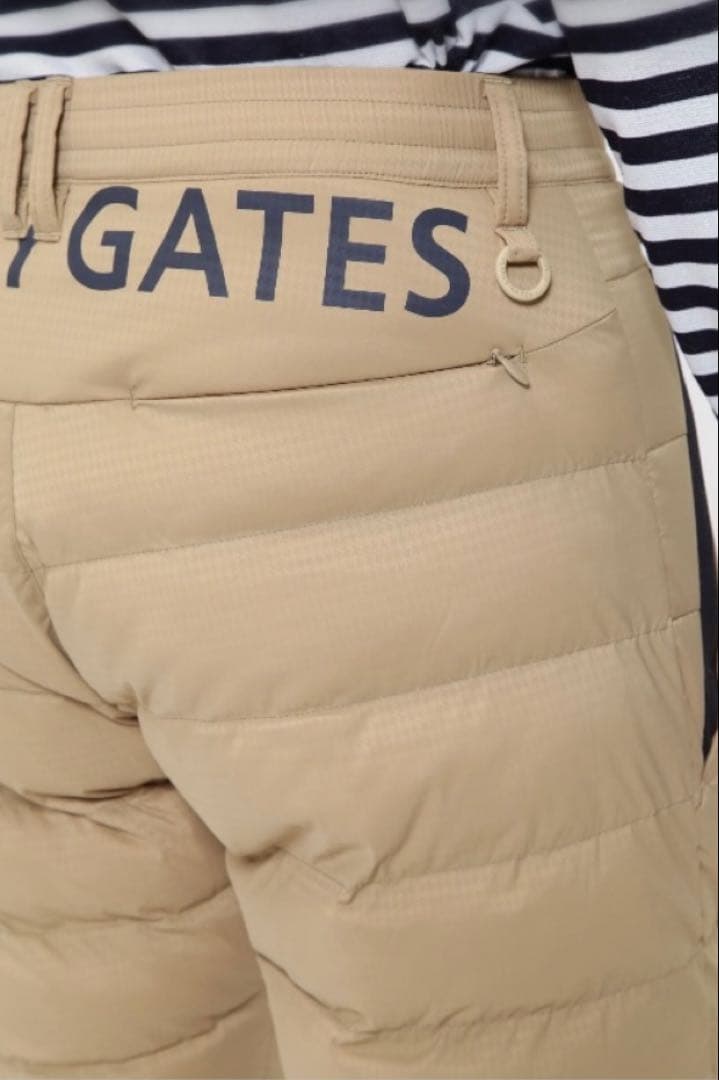 新品 パーリーゲイツ ナイロンタスラン 中綿キルティングパンツ(5)サイズL