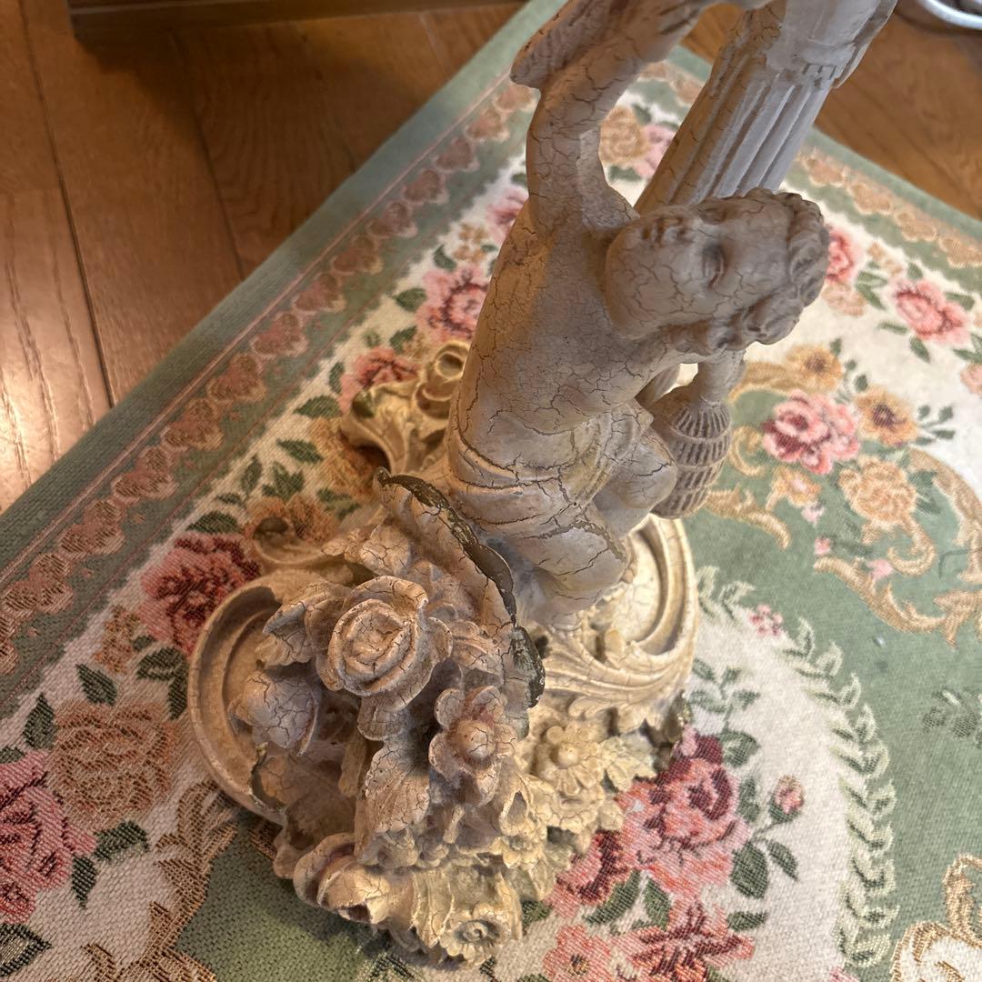 エンジェル❣️アンティーク風 コンソール❣️彫刻付き