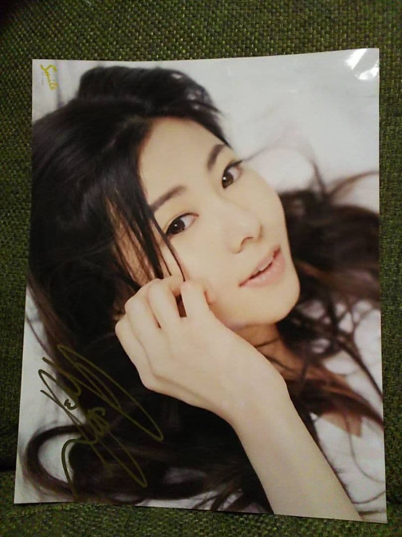 倉木麻衣アルバムsmile発売記念イベント当選☆生写真ブロマイド直筆サイン入り☆