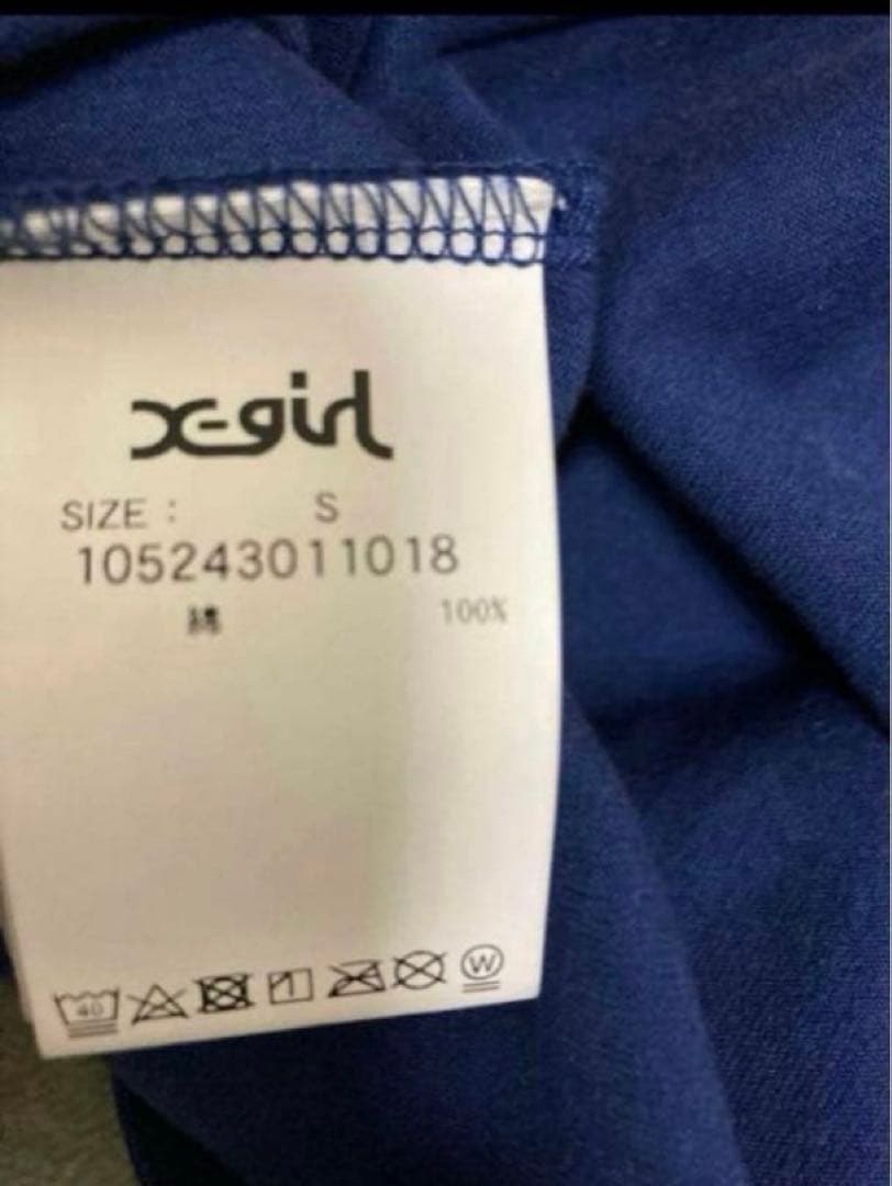 希少❗️【あいみょん着用】モデルX-girl ロンTネイビー長袖リンガーTシャツ