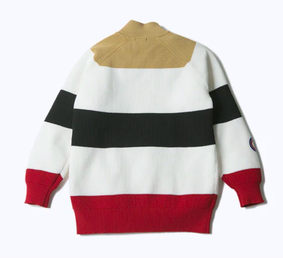 CPG ジップアップボーダーセーター Sサイズ　レディース　新品未使用