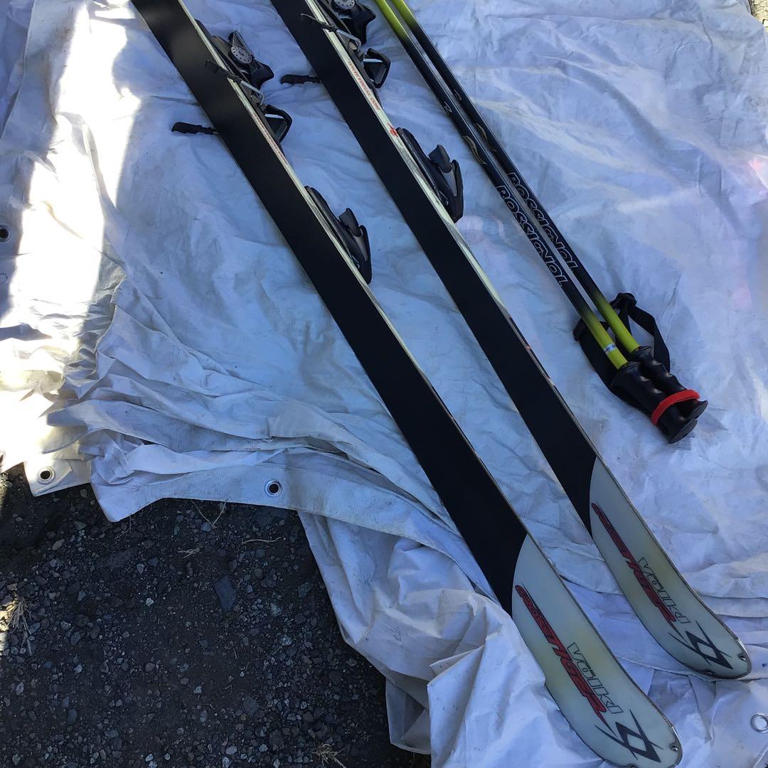 ROSSIGNOL CROSS TIGER スキー板とポール