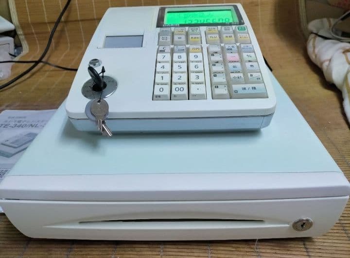 カシオレジスター　TE-340/NL300　フル設定無料　210300