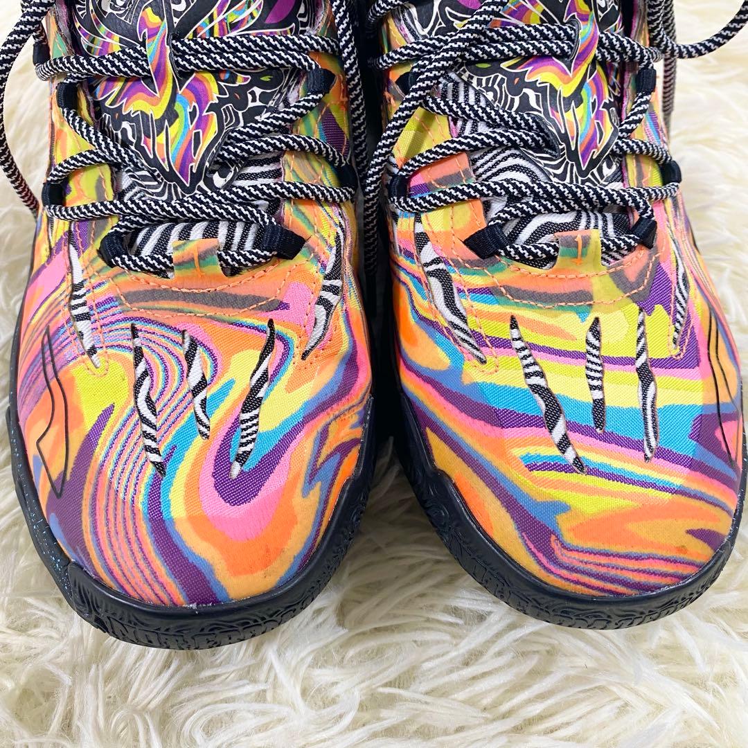 極美品　プーマ　MB.03　デクスターズ　ラボ　ラメロボール　マルチカラー　26